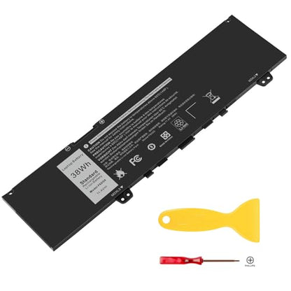 TREE.NB 39DY5 F62G0 Battery for Dell Inspiron 13 7000 i7373 7373 7386 2-in-1 7370 7380 5370 P83G P87G P91G P83G001 P83G002 P87G001 P91G001 039DY5 39DY5 0F62G0 RPJC3 0RPJC3 F62GO Vostro 13 5370 - size: 10.08x2.56x0.24inch F62G0