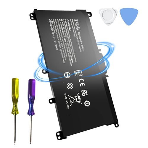 TF03XL Laptop Battery Compatible with HP Pavilion X360 15-CC 15-CD 14-BF Series 920070-855 920046-421 14M-CD0003DX 14M-CD0001DX 15-CC0XX 15-CC123CL 15-CC023CL 15-CC1XX 15-CC563ST 17-AR050WM - size: 7.5 * 4 * 0.2 Inch TF03XL