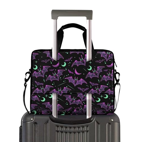 MNSRUU Laptop Bag for 15.6 inch Black Gothic Bats - color: Bats A8890