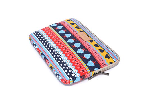 BSLVWG 10 Inch Laptop Sleeve Multi-Color & Size Choices Case/Water-Resistant Neoprene Notebook Computer Pocket Tablet Briefcase Carrying Bag/Pouch Skin Cover - color: Strawberry, size: 10 inch