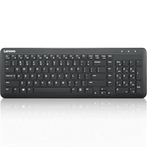 Lenovo 300 Wireless Keyboard, Black