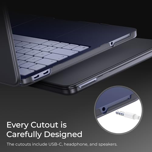 EooCoo for MacBook Neo Case 13 inch 2026, Scratch Resistant, Original Black | 4 in 1 Kit, Durable, Easy Snap-On, Stays New, Model A3404 (A18 Pro Chip) - color: Original Black
