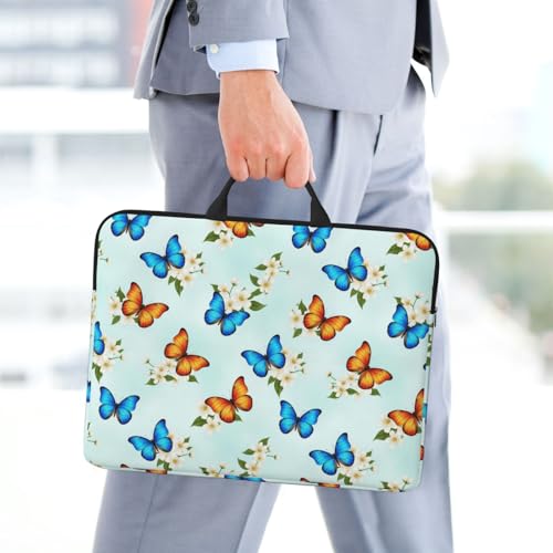 Laptop Case 14 Inch, Soft Shockproof Laptop Sleeve with Handle, Protective Bag - color: Pattern (658)