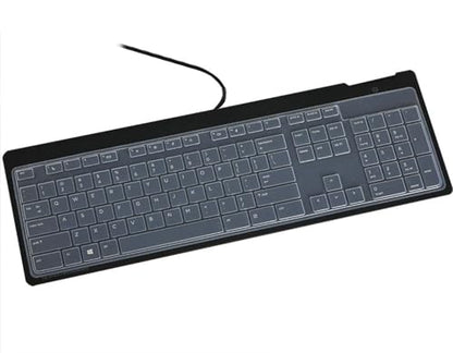 Silicone Keyboard Skin Cover Compatible for HP USB Slim Business Keyboard KU-1469 SK-2120 KB-1469 803181 KBAR211 T4E63AT and HP EliteOne 800 G4 All-in-One PC (Clear)