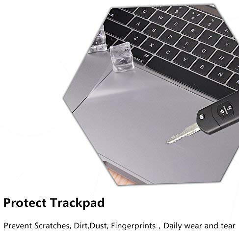Se7enline for MacBook Air/Pro Trackpad Cover 13/15/17 inch 2010-2015 | 2 Pack Clear Touchpad Cover Skin Laptop Protective Accessories Anti-Fingerprint Anti-Scratch Dust-proof Waterproof Smooth - size: 13'' Old Macbook Pro/Air