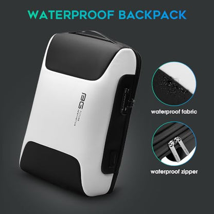 BANGE Tech Laptop Backpack for Men and Women - color: White