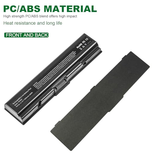 PA3534U-1BRS Laptop Battery for Toshiba Satellite L300 L305 L450 L500 L505 A200 A210 A300 A350 PA3534U-1BAS PA3534U-1BRM PA3533U-1BRS PA3533U-1BAS PA3535U-1BRS PA3535U-1BAS PA3682U-1BRS PA3727-1BAS - size: 8.07*2.05*0.83inch PA3534U-1BRS