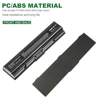 PA3534U-1BRS Laptop Battery for Toshiba Satellite L300 L305 L450 L500 L505 A200 A210 A300 A350 PA3534U-1BAS PA3534U-1BRM PA3533U-1BRS PA3533U-1BAS PA3535U-1BRS PA3535U-1BAS PA3682U-1BRS PA3727-1BAS - size: 8.07*2.05*0.83inch PA3534U-1BRS