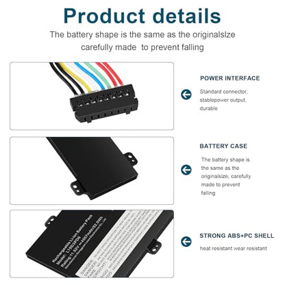Futurebatt L19M3PD6 L19L3PD6 Laptop Battery Replacement for Lenovo Flex 5-15IIL05 5-14IIL05 5-14ARE05 Series 5B10X49072 5B10X49075 5B10X49077 5B10X49073 - size: L19D3PD6 12.4 5.0 0.7 in