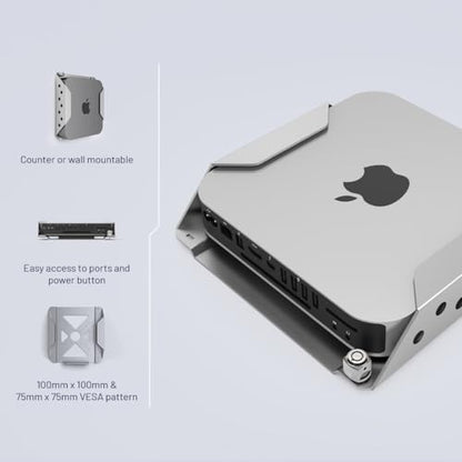 Compulocks Mac Mini Security Mount Silver - size: Mini Security Mount