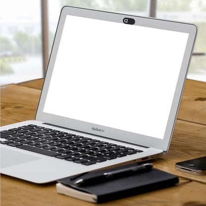 [8 Pack] Slide Webcam Cover Ultra Slim Web Camera Cover fits Laptop, Desktop, Computer, Smartphone,Protect Your Privacy and Security,Strong Adhensive-Black