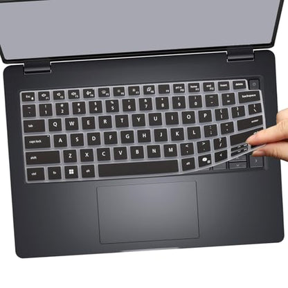 Keyboard Cover for 2026 2025 Dell Pro 14 PC14250/14255,Pro 14 Plus PB14250/14255,Pro 14 Max MC14250/14255 14'' (NOT FIT Dell Pro Max 14 Premium & Education/Rugged/Essential 14)-Black - color: Black