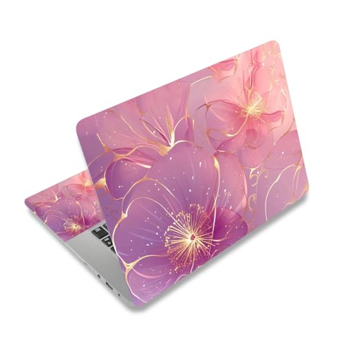 12 12.1 13 13.3 14 15 15.4 15.6 in Skin Laptop Sticker Decal, Netbook Skins for Notebook PC, Universal Vinyl Laptop Decor Cover for Women, Waterproof Art Protector Easy to Apply I Hot Pink Florals - color: Hot Pink Florals