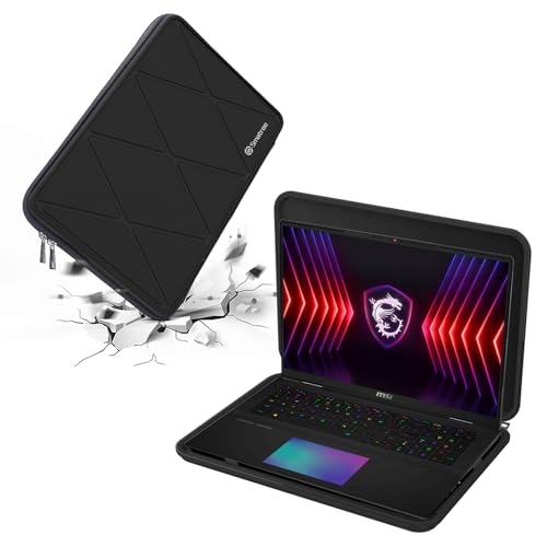 Smatree Hard EVA Protective Case for 18 inch MSI Titan 18 HX A14V | Compatible for 18 inch MSI Raider 18 HX A14V Laptop, for MSI CreatorPro X18 HX A14V Laptop Waterproof Sleeve(A1700) - color: For 18inch MSI laptop