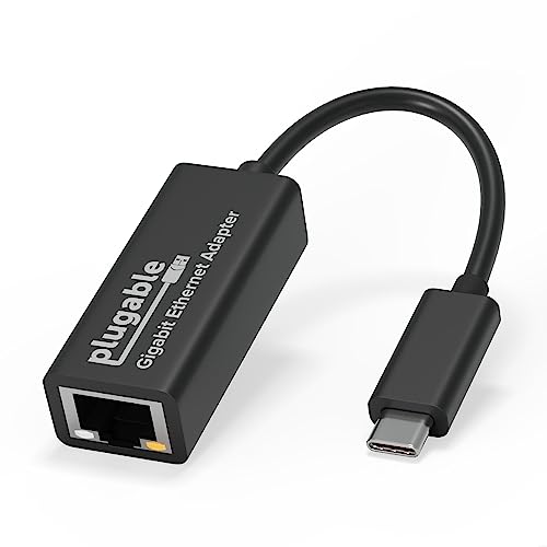 Plugable USB C to Ethernet Adapter, Fast and Reliable Thunderbolt or USB C to Gigabit Ethernet Adapter, Compatible with Windows, Mac, iPhone 15, ChromeOS, Dell XPS, Switch (Pack of 5) - size: Type-C (Pack of 5)