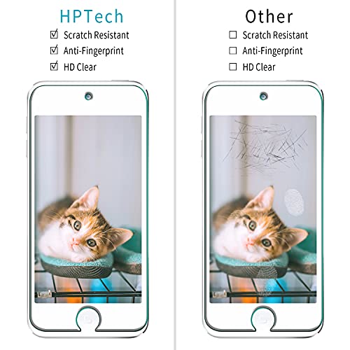 2-Pack Tempered Glass For Apple New iPod Touch 7th Gen (2019), 6th Gen, 5th Gen (2015) Screen Protector, Easy to Install, Bubble Free, 9H Hardness - size: iPod Touch 7/6/5 4.0-inch