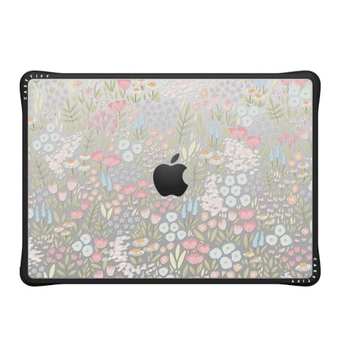 CASETiFY Impact MacBook Pro 14" (M1-M5) Case [Cushioned Impact Corners/Scratch-Resistant/Anti-Slip Grip] - Eleanor - Clear Black - color: Eleanor, size: MacBook Pro 14