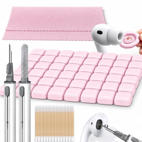 MOLOPPO Cleaning Putty, Cleaner Kit for Airpods, Phone Cleaning Kit, Pink | Remove Ear Wax & Dirt & Gunk from Device's Small Crevices, for Airpods Charging Case/Headphones/Electronics - color: B8-Pink