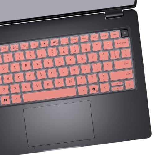 Keyboard Cover for 2026 2025 Dell Pro 14 PC14250/14255-Pink | Pro 14 Plus PB14250/14255,Pro 14 Max MC14250/14255 14'' (NOT FIT Dell Pro Max 14 Premium & Education/Rugged/Essential 14) - color: Pink
