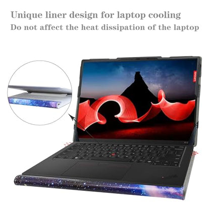 Protective Case for HP OmniBook Ultra Flip 2-in-1 14-fhXXXX 14-fh0047nr 14t-fh000/ENVY x360 14 14-fcXXXX 14t-fc000/ENVY x360 14 14-faXXXX 14-fa0047nr/LG gram 14 2-in-1 14T90S,Galaxy - color: Galaxy