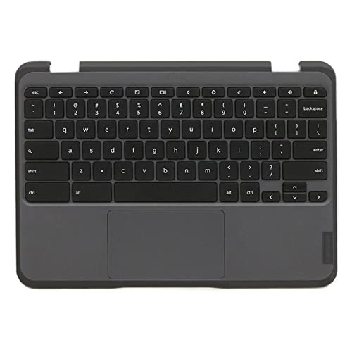 Laptop Palmrest Upper Case Top Cover with US Keyboard and Touchpad Assembly Replacement (NO WFC Hole) for Lenovo 300e Chromebook Gen 3 82J9 82JA LTE 5M11C94743 5M11G97058 - color: Palmrest Assembly NO WFC LTE 5M11C94743