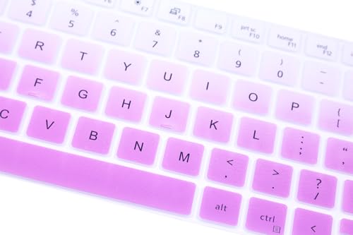 Keyboard Cover Skin Compatible for Dell Latitude 5440 5430 5431 5420 14", Dell Latitude 14" 7440 7430 7420 7410, Dell Latitude 14" 9000 9420 9430, Dell Latitude 9520 9510 7520 15.6" (Gradient Purple) - color: Gradient Purple