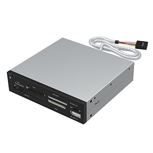 SABRENT 75 in 1 Multi Flash Media Card Reader/Writer(with Power Cord) (CRW-UINB) - size: Supports 75 Memory Type