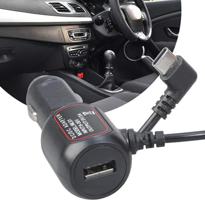 12V 24V Car Charging Adapter 5V 3A USB C to Socket Male Port Power Cord Auto Power Supply Cable for Electronics USB C Car Charger for Phones and Tablets