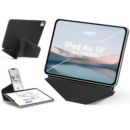 MOFT Dynamic Folio Tablet Stand for Desk Compatible with iPad Air 13-inch (M4 2026 /M3 2025 / M2 2024), Slim Magnetic Tablet Holder Case with 20+ Viewing Angles, Jet Black - color: Jet Black, size: iPad Air 13"(M4 2026//M3 2025/M2 2024)