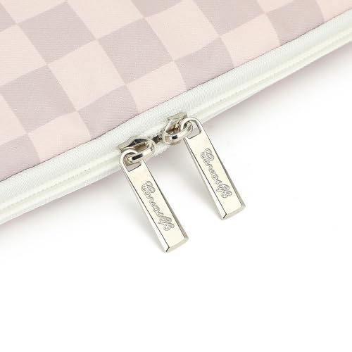canvaslife 13.3-inch Notebook Computer, Shockproof, Waterproof and Protective Travel Notebook Computer case, Suitable for 13-13.3-inch Notebook Computer Cases (Neutral Checker) - color: New Neutral Checker, size: 13 inch/13.3 inch