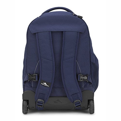 High Sierra Freewheel Wheeled Laptop Backpack, True Navy, 20.5 x 13.5 x 8-Inch - color: True Navy