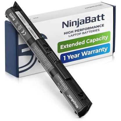 NinjaBatt Battery for HP 800049-001 K104 800010-421 KI04 KIO4 HSTNN-LB6R 17-G121WM TPN-Q160 TPN-Q158 TPN-159 TPN-Q161 TPN-Q162 HSTNN-DB6T HSTNN-LB6S - High Performance [4 Cells/2200mAh/32Wh] - size: HP K104 KI04 KIO4