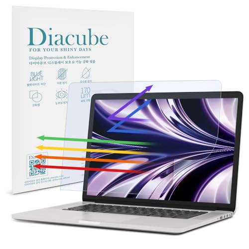 2-Pack Anti-Glare (Matte) Screen Protector for MacBook Series | Anti-Fingerprint | Reducing Eye Fatigue with Blue Light Blocking Filter (Macbook Air 13.6" M3 (2024) / M2 (2022)) - size: Macbook Air 13.6" M3 (2024) / M2 (2022)
