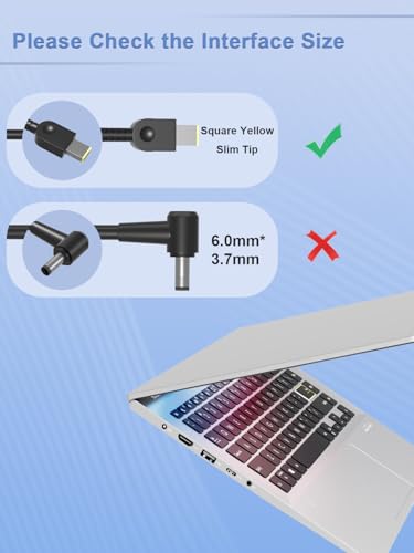 SlSLRIOY 300W Sim Charger Compatible with Lenovo Legion Pro 7 5 5i 7i 16ITHg6 16ACHg6 16ARHA7 16IAX7 16IRX9 Y920 R9000P,LOQ 17IRB8,ThinkPad P73 P72,Yoga Pro 9,IdeaPad Pro 5 Laptop Power Adapter