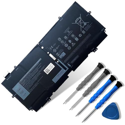 51Wh 52TWH Laptop Battery Replacement for Dell XPS 13 7390 2-in-1 Series Notebook P103G P103G001 P103G002 MM6M8 XX3T7 0MM6M8 0XX3T7 6375mAh 7.6V 4-Cell