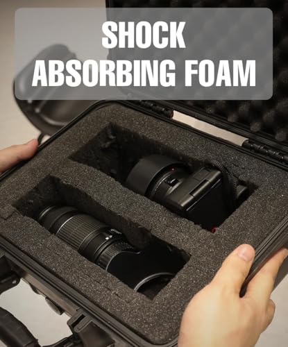 Tactical Hard Case WaterProof & Shock Proof With Custom Foam Insert - size: Small