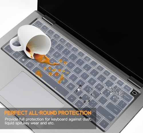 Keyboard Cover for Dell Latitude 3440 3450 5420 5430 5440 5450 14", Latitude 7420 7430 7440 7450 14 /Latitude 9510 9520 7520 15.6/14" Latitude 9420 9430 Protector Skin, Clear - color: Clear