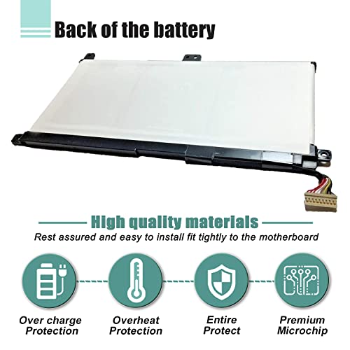 AA-PBUN3AB AA-PBUN3QB Laptop Battery Replacement for Samsung 5 NP550XTA-K0 NP550XTA-K01US NP530E5M NP740U NP740U3L NP740U5L NP730QAA Odyssey NP800G5M Series 11.4V 43Wh - size: 10.47*3.34*0.31inch AA-PBUN3AB