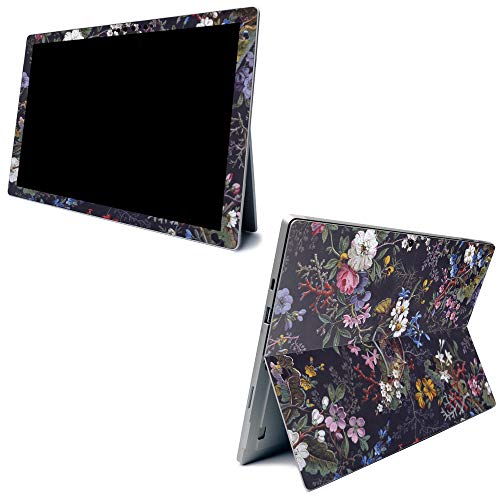 MightySkins Skin for Microsoft Surface Pro 7 - Midnight Blossom | Protective, Durable, and Unique Vinyl Decal Wrap Cover | Easy to Apply, Remove, and Change Styles | Made in The USA - color: Midnight Blossom