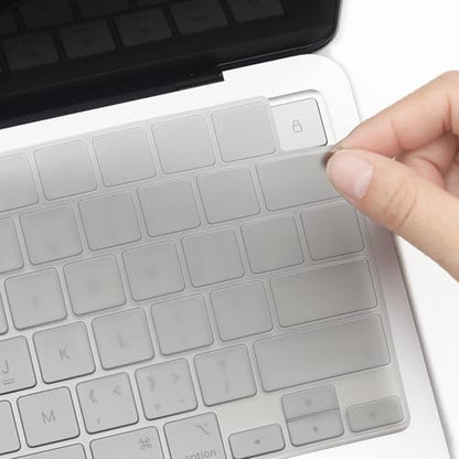 2 Pack Keyboard Cover for 2026 MacBook Neo 13" (Touch ID) & MacBook Pro 14"/16" M5-M1 Pro/Max, M5-M2 & MacBook Air 13"/15" M5-M1, Keyboard Protective Skin US Layout-TPU - color: GreyTPU+TPU