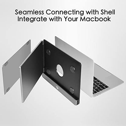 12'' Portable Monitor for Laptop Screen Extender for 13.6'' MacBook, Designed for MacBook Screen Extender FHD 1080P IPS Display Plug and Play P1M