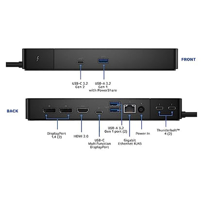Dell Thunderbolt Dock WD22TB4 - Boomph's Comprehensive Ultimate Performance Dock Solution for Your Workspace - style: WD22TB4