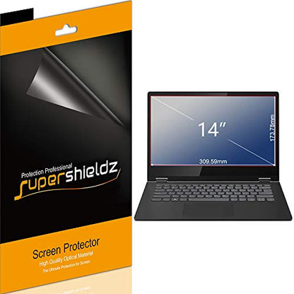 Supershieldz (3 Pack) Designed for Universal 14 inch with 16:9 Aspect Ratio Laptop Screen Protector, (309.59mm x 173.78mm) Anti Glare and Anti Fingerprint (Matte) Shield