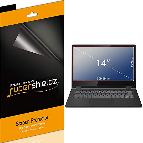 Supershieldz (3 Pack) Designed for Universal 14 inch with 16:9 Aspect Ratio Laptop Screen Protector, (309.59mm x 173.78mm) Anti Glare and Anti Fingerprint (Matte) Shield
