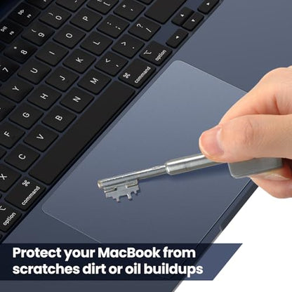 2 Pack MacBook Air 15 TrackPad Protector Cover for 2026-2023 MacBook Air 15.3 M5 M4 M3 M2 Chip A3448 A3241 A3114 A2941, Anti-Scratch Touch Pad Skin Accessories - size: 2026-2023 MacBook Air 15"