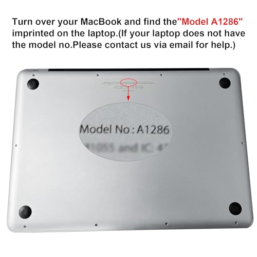 A1321 A1286 (Only for Mid 2009 Mid 2010 Version) Laptop Battery for MacBook Pro 15 Inch Battery A1321 A1286 MC371LL/A MC372LL/A MB985 MB986 MC118 020-6380-A 020-6766-B 661-5211 661-5476 661-5844 73Wh - size: A132111.18 × 5.59 × 0.67 in