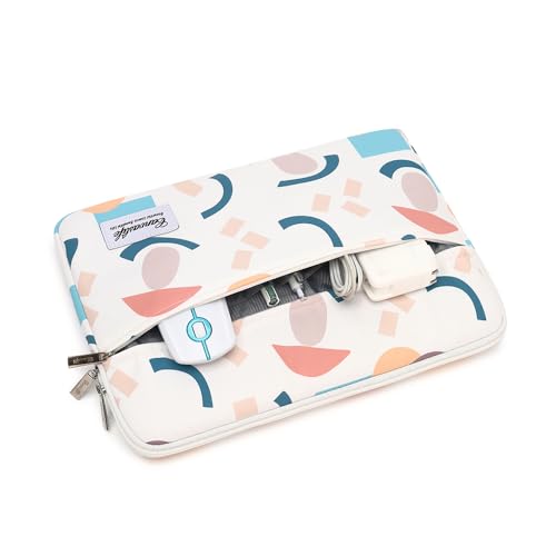Canvaslife Waterproof Pattern 13-inch Laptop Sleeve with Pocket 13-inch 13.3-inch Laptop 13-Sleeve (Garden) - color: Garden, size: 13 inch/13.3 inch