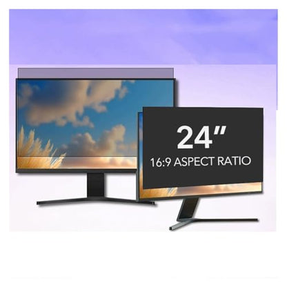 Reusable No Bubbles Screen Protector Magnetic 24 Inch Privacy Screen for Frameless Monitor 16:9 Aspect Ratio Removable 24 in Protector Film(12.1inch/26.1x16.3 cm) - size: 12.1inch/26.1x16.3 cm