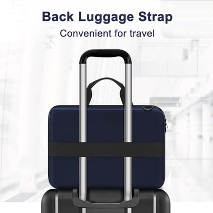 MOSISO Laptop Bag for Men,15-16 inch Computer Bag Compatible with MacBook Air 15 inch/Pro 16 inch, HP, Dell, Lenovo, Asus, Acer, Hard Shell Laptop Case with Front Pocket&Shoulder Strap, Navy Blue - color: Navy Blue, size: 16 inch