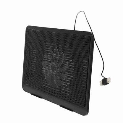 Laptop Cooling Pad,Portable Slim Quiet USB Powered Laptop Cooling Fan Stand Gaming and RGB Laptop Cooler for Improving Computer Heat Dissipation ﻿ (Black) - color: Black